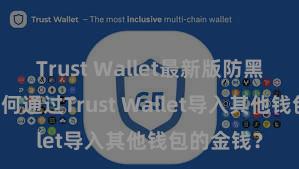 Trust Wallet最新版防黑客下载 若何通过Trust Wallet导入其他钱包的金钱？